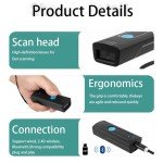 Portable Mini Bluetooth Barcode Scanner - 3-in-1