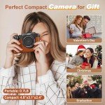 4K 64MP Vlog Camera with Case and Accessories