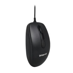 Groov e Wired Optical Mouse - Compact Ergonomic Design