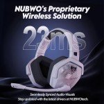 NUBWO Wireless Gaming Headset with Noise Canceling
