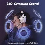 NUBWO Wireless Gaming Headset with Noise Canceling