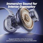 NUBWO Wireless Gaming Headset with Noise Canceling