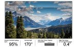 AWOL VISION 132" Ambient Light Rejecting Projector Screen