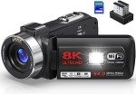 64MP 8K Vlogging Camera with Night Vision