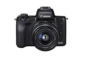 Canon EOS M50 Camera with 15-45mm Lens - Black