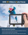 64MP 4K Compact Camera for Vlogging and Photography