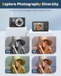 64MP 4K Compact Camera for Vlogging and Photography