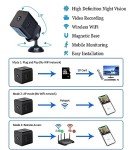 1080p Wireless Mini Spy Camera with Night Vision