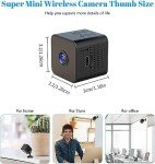 1080p Wireless Mini Spy Camera with Night Vision