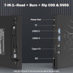 Portable USB 3.0 Type-C Blu-ray/DVD Drive