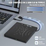 Portable USB 3.0 Type-C Blu-ray/DVD Drive