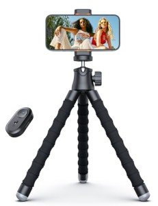 Portable Flexible Phone Tripod with Wireless Remote