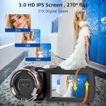 4K Vlogging Camcorder with Wireless Microphone & Remote