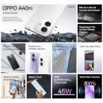 Oppo A40 Smartphone 8GB RAM 256GB Storage - Black