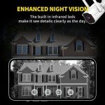 Septekon 2K Wireless Outdoor Security Camera with Night Vision