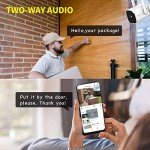Septekon 2K Wireless Outdoor Security Camera with Night Vision