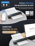 PRT A4 Wireless Thermal Printer for Travel