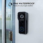 XTU 2K HD Wireless WiFi Video Doorbell Camera