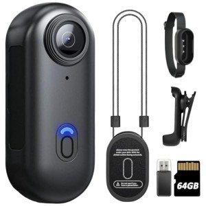 1080P Waterproof Body Camera with Audio Recording