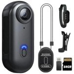 1080P Waterproof Body Camera with Audio Recording