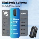 1080P Waterproof Body Camera with Audio Recording