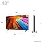 LG 43-Inch 4K UHD Smart TV with Alexa