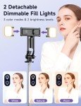 53” Selfie Stick Tripod with Remote & Light