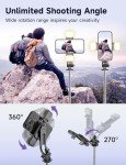 53” Selfie Stick Tripod with Remote & Light