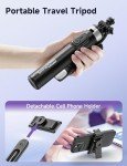 53” Selfie Stick Tripod with Remote & Light