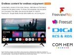 32-Inch Smart TV with WiFi and HDMI Ports