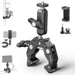 NEEWER Super Clamp with Dual Ballhead Magic Arm