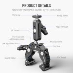 NEEWER Super Clamp with Dual Ballhead Magic Arm