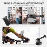 NEEWER Super Clamp with Dual Ballhead Magic Arm