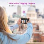 4K 64MP Digital Camera for Vlogging and Photography