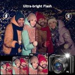 4K 64MP Digital Camera for Vlogging and Photography