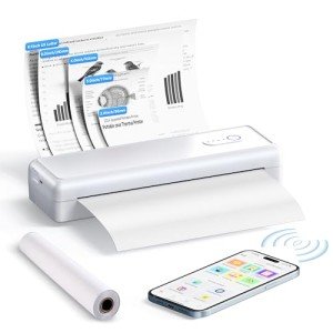 Wireless Portable Thermal Printer for Travel
