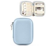 Compact Blue Camera Case for Travel & Accessories