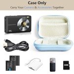 Compact Blue Camera Case for Travel & Accessories