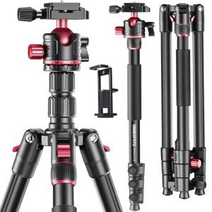CamboFoto 173cm Aluminum Camera Tripod & Monopod
