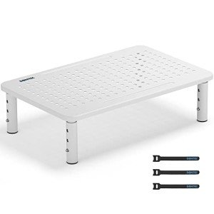 BONTEC Adjustable Monitor Riser with Mesh Platform