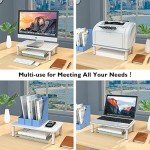 BONTEC Adjustable Monitor Riser with Mesh Platform