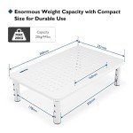 BONTEC Adjustable Monitor Riser with Mesh Platform