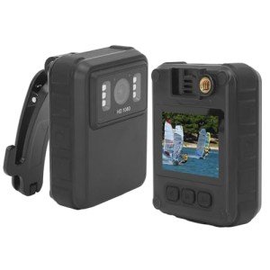 Dpofirs Waterproof Body Camera with Audio and Video