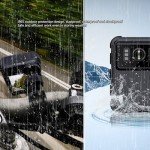 Dpofirs Waterproof Body Camera with Audio and Video