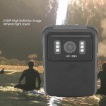 Dpofirs Waterproof Body Camera with Audio and Video