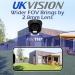 UKVISION 8MP High-Res CCTV Camera with AOC Mic