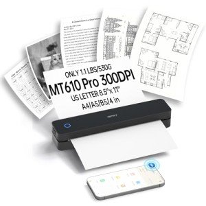 Portable Wireless Thermal Printer for Travel and Home