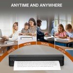 Portable Wireless Thermal Printer for Travel and Home