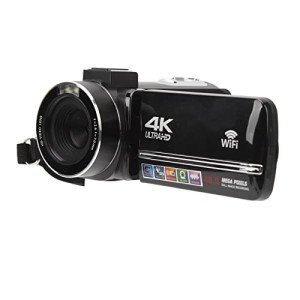 4K Camcorder with 48MP, 18x Zoom, WiFi