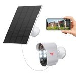 Wireless Solar-Powered 1080P Outdoor Security Camera